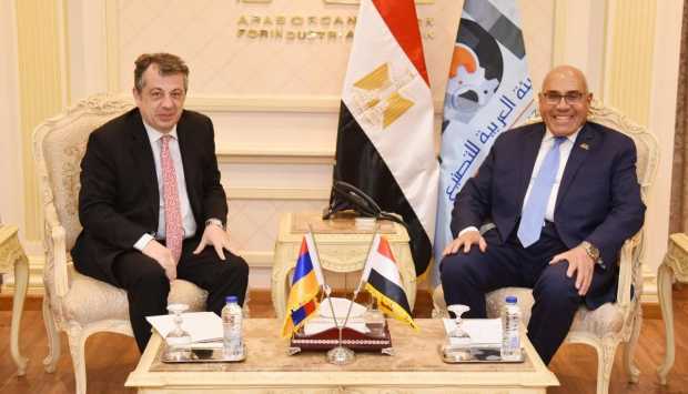 رئيس «العربية للتصنيع»: نتطلع لزيادة فرص الاستثمار والشراكة مع كبرى الشركات الأرمينية 