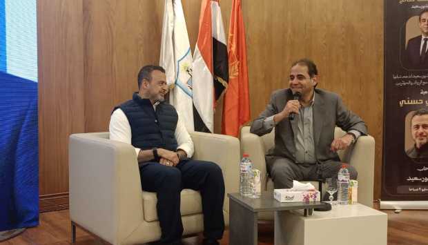 أثر الوصل بالله على استقرار النفسية.. ندوة لـ مصطفى حسني بجامعة بورسعيد 