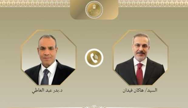 وزير الخارجية يبحث هاتفيا مع نظيره التركي جهود خفض التصعيد الإقليمي 