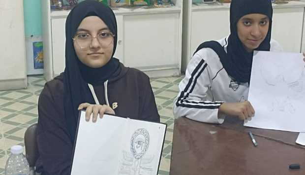 رحلة في قلب التاريخ بالألوان.. ورشة فنية بفرع ثقافة الإسماعيلية 