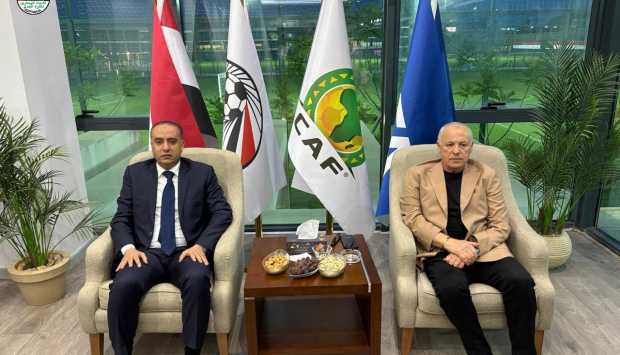 هاني أبو ريدة يستقبل وزير الشباب والرياضة الجزائري 