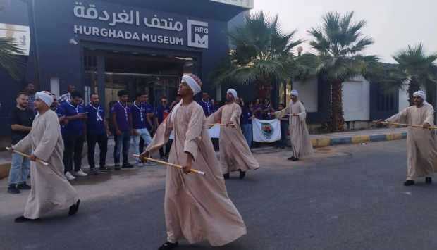 فرقة الغردقة للفنون الشعبية تتألق في احتفالية اليوم العالمي للمتاحف 