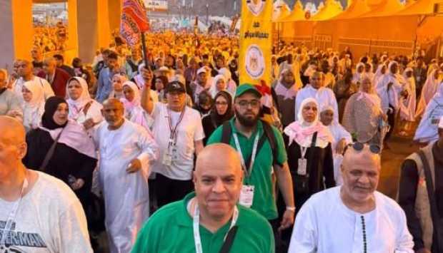 عودة أولى رحلات حج الجمعيات الأهلية للقاهرة من جدة 31 مايو 