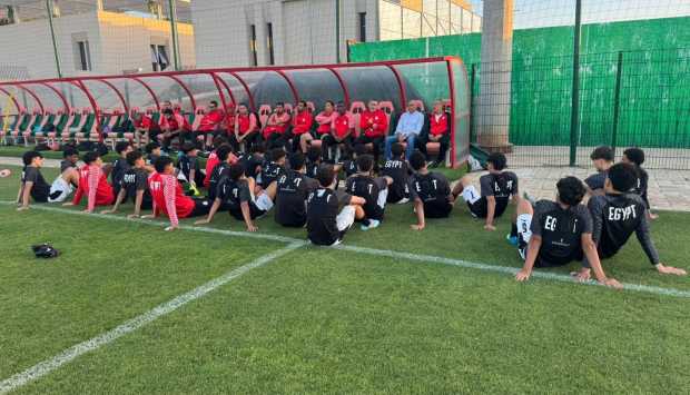 وليد درويش للاعبي منتخب الناشئين: فخور بكم.. وننتظر الميدالية البرونزية 