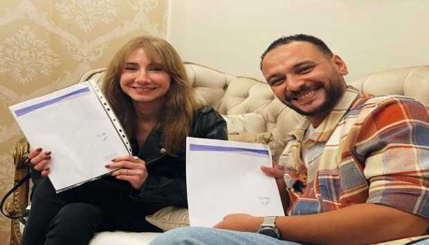 أحمد خالد صالح ودياموند أبو عبود وشيرين في فيلم جديد للمخرجة آلاء محمود 