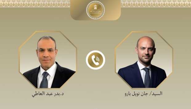 وزير الخارجية يطلع نظيره الفرنسي على جهود مصر لاحتواء التصعيد بالمنطقة 