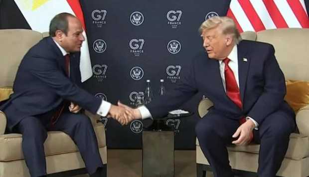 شباب المصريين بالخارج: لقاء السيسي وترامب بقمة السبع يؤكد أن صوت مصر مسموع دوليًا 