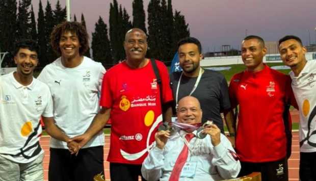 بعثة ألعاب القوى البارالمبية تعود إلى مصر بعد المشاركة في بطولة الجائزة الكبرى بتونس 