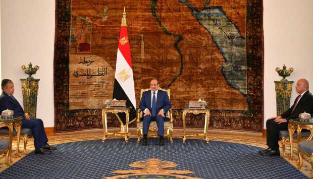 السيسي يؤكد دعم مصر الكامل لترشيح نبيل فهمي لمنصب أمين عام الجامعة العربية 
