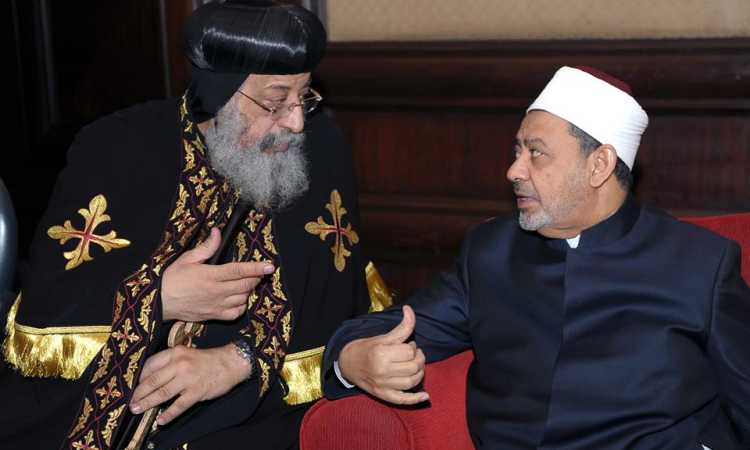 أحمد الطيب والبابا تواضروس