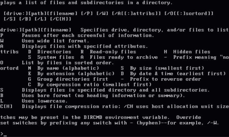 MS-DOS
