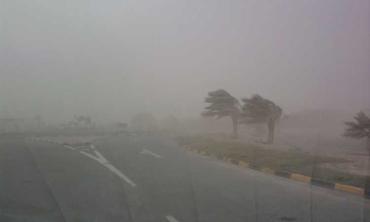 رياح شديدة