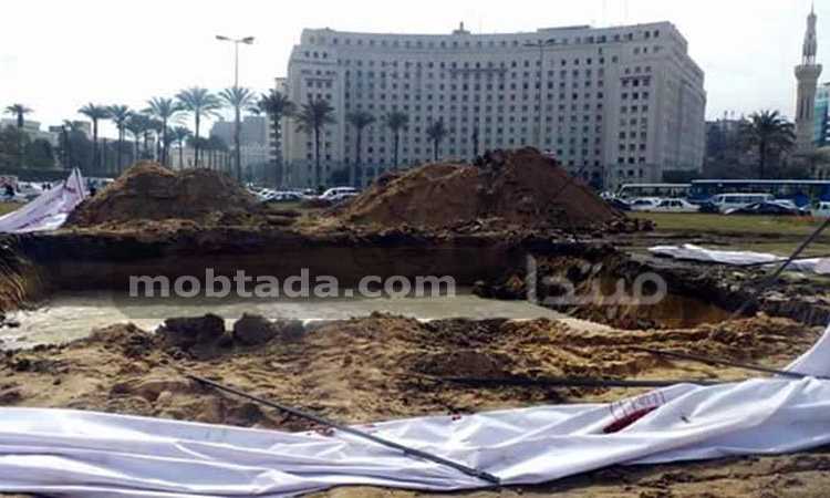  أزاله النصب التذكارى بميدان التحرير