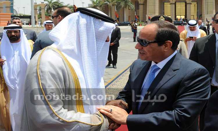 السيسى يودِّع ولى عهد أبو ظبى