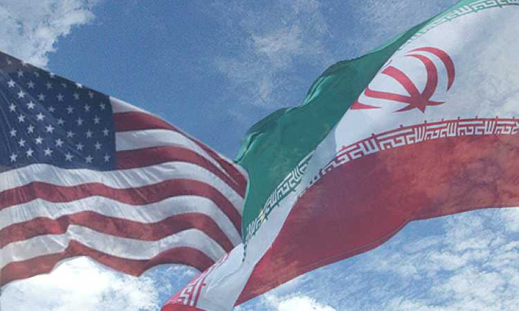علم إيران والولايات المتحدة