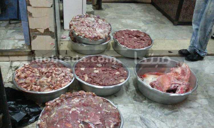 ضبط لحوم فاسدة 