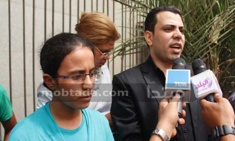 مريم ملاك عند خروجها من الطب الشرعى