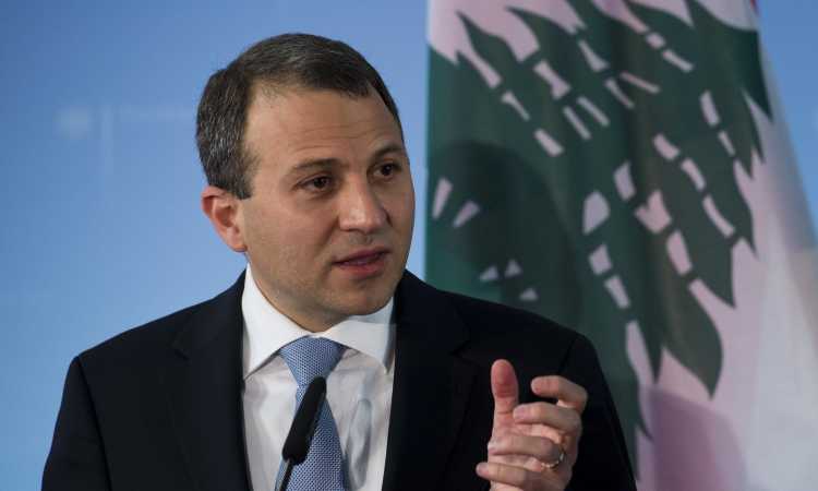 جبران باسيل وزير الخارجية اللبنانى