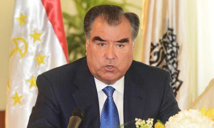 رئيس جمهورية طاجيكستان إمام على رحمان