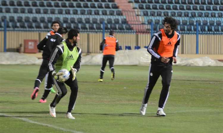 تدريبات المنتخب في أسوان