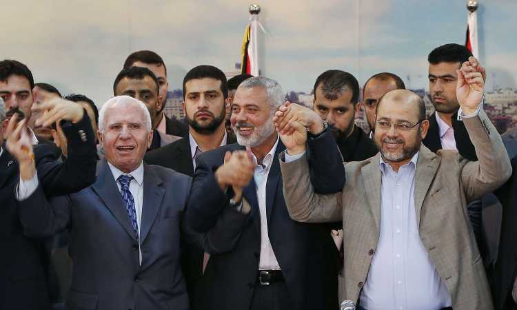 أعضاء حركتى فتح وحماس