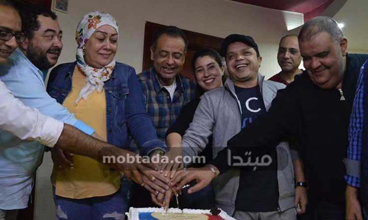 الاحتفال ببدء تصوير "السبع لفات"