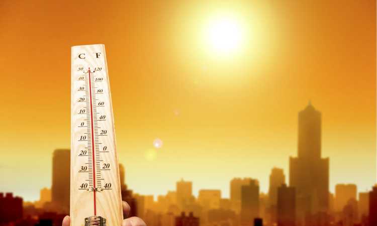 ارتفاع درجات الحرارة