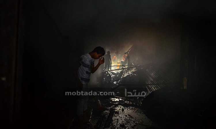 حريق الرويعى