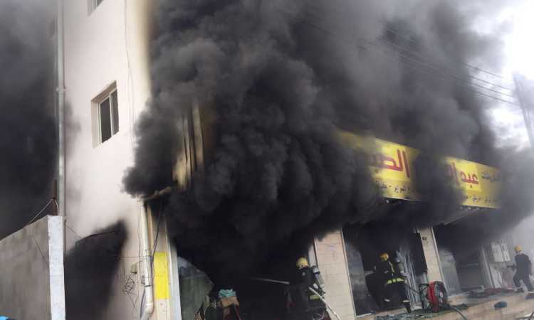 حريق محل - صورة أرشيفية