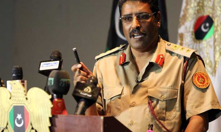 العقيد أحمد المسمارى المتحدث العسكرى باسم الجيش الليبى