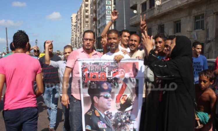  القبض على بعض انصار مرسى فى اشتباكات الاسكندرية مع الاهالى