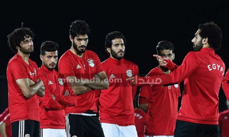 مران المنتخب المصرى فى الجابون