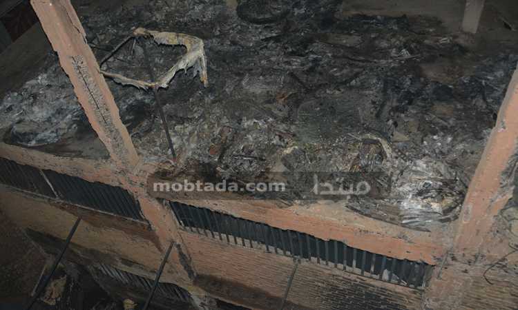 حريق مصنع البلاستيك بالمرج 