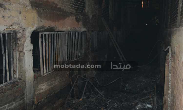 حريق مصنع البلاستيك بالمرج 
