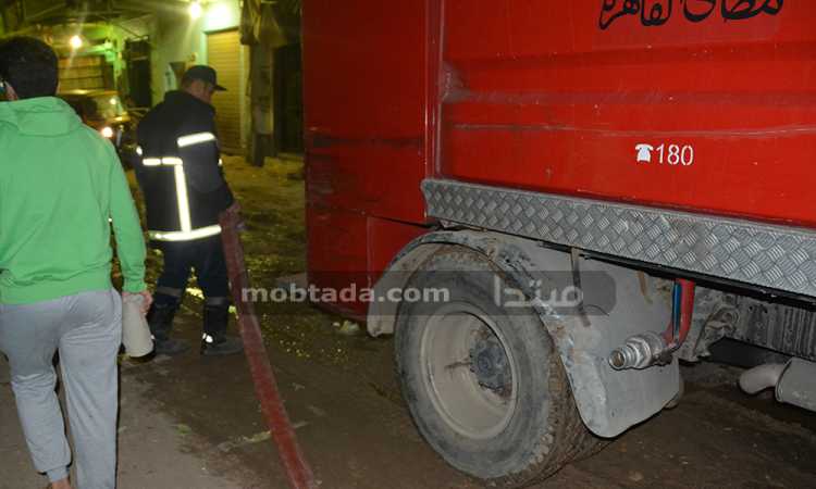 حريق مصنع البلاستيك بالمرج 