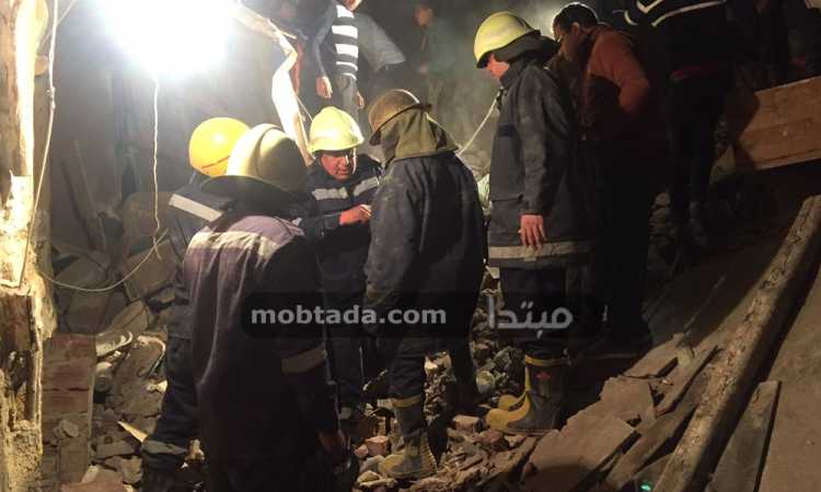 انهيار عقار بولاق أبوالعلا