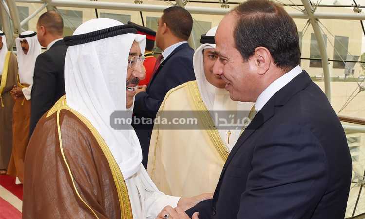 السيسى مع أمير الكويت