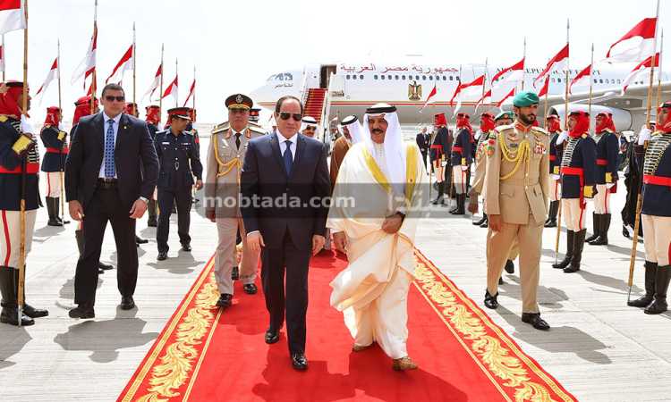 السيسى وملك البحرين 