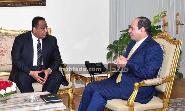 السيسى ووزير خارجية السودان