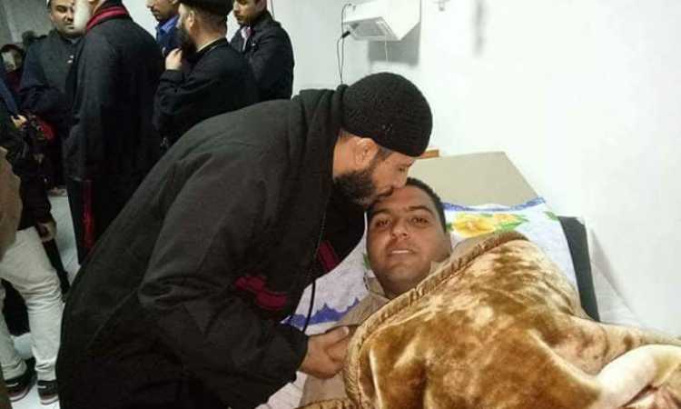 زيارة الأنبا يوليوس لمصابى حادث مسجد الروضة