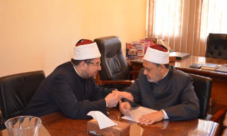 شيخ الأزهر ووزير الأوقاف