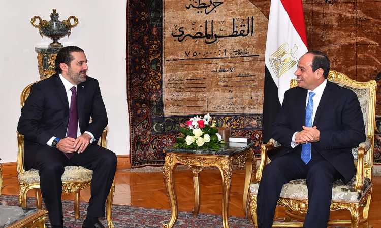 السيسى وسعد الحريرى
