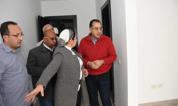 مدبولى خلال الزيارة