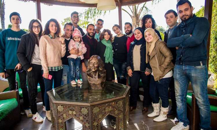 تمثال سميرة سعيد 
