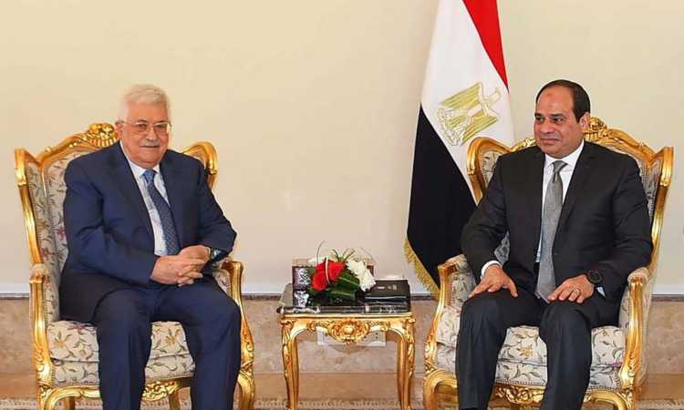 السيسى والرئيس الفلسطينى