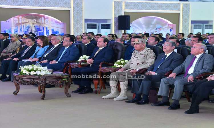 السيسى يفتتح مشروعات ببنى سويف