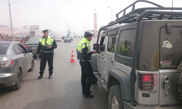 رجال المرور خلال الحملات