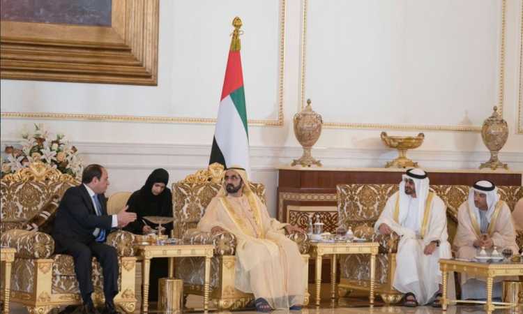 السيسى فى الإمارات