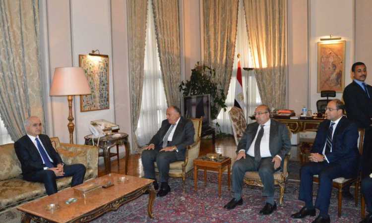 سامح شكرى ووزير اقتصاد أذربيجان