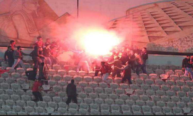 شغب أولتراس أهلاوى